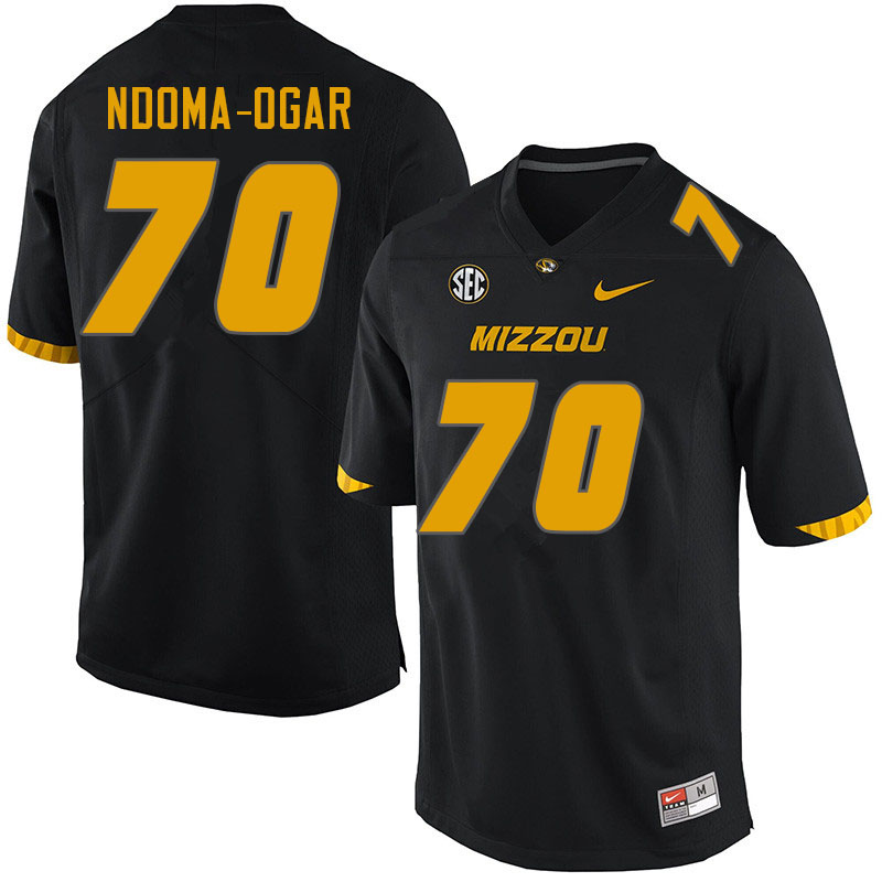 Men #70 EJ Ndoma-Ogar Missouri Tigers College Football Jerseys Sale-Black